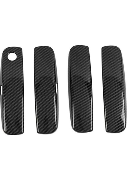 Araba Abs Karbon Fiber Dış Yan Kapı Kulp Kılıfı Trim Dodge Charger 2015-2020 Aksesuarları (Yurt Dışından)