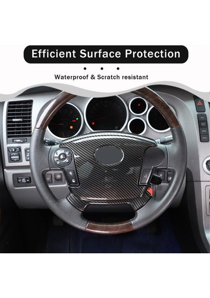 Toyota Tundra 2007-2013 Için Araba Direksiyon Paneli Kapak Trim Dekorasyon Iç Aksesuarları (Abs Karbon Fiber) (Yurt Dışından) modelleri