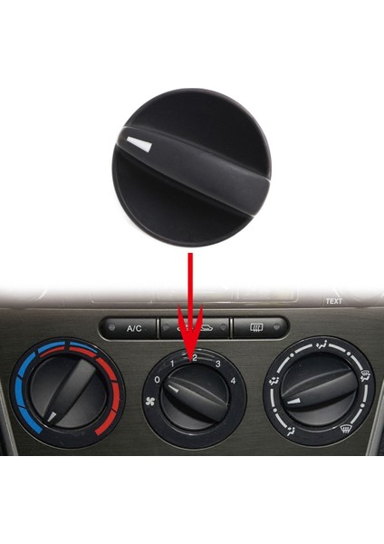 Mazda 6 2006-2008 Için Isıtıcı A/c Fan Hızı Kontrol Düğmesi GV3A-61-195 (Yurt Dışından)