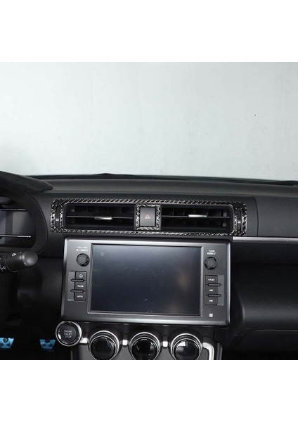 Subaru Brz 2022 Için Yumuşak Karbon Fiber Araba Merkezi Kontrol Hava Çıkış Krom Çerçeve Trim Araba Iç Aksesuarları (Yurt Dışından) modelleri