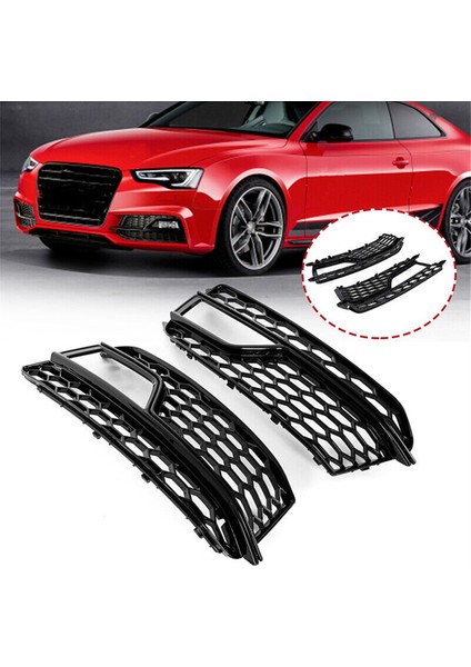 Sağ Araba Ön Tampon Örgü Sis Aydınlatma Koruması Petek Izgara Izgara Kapağı Audi S5 A5 S-Lines 2013-2016 8T0807682M (Yurt Dışından)