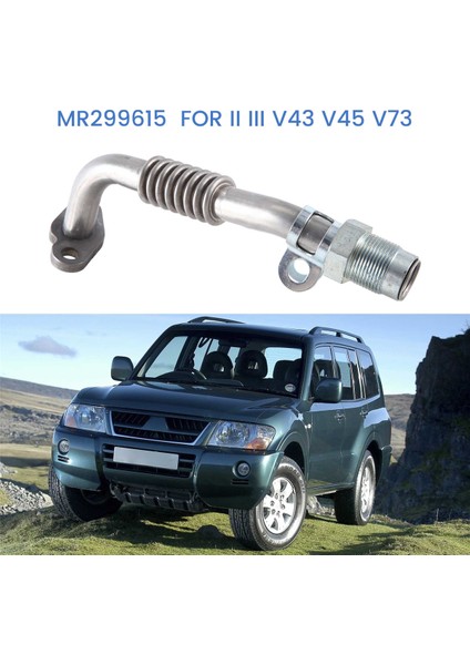 MR299615 Egzoz Manifoldu Egzoz Gazı Dönüş Borusu Mitsubishi Pajero Montero Iı Iıı V43 V45 V73 (Yurt Dışından)