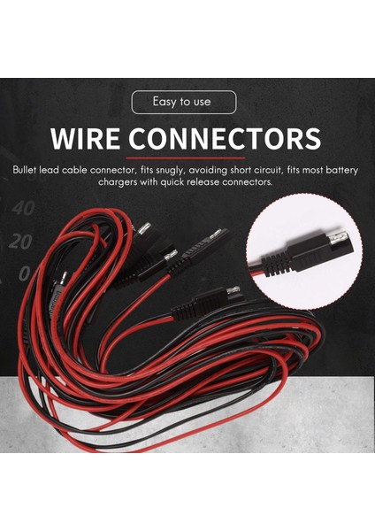 4 Pcs Sae - Sae Uzatma Kablosu Hızlı Ayırma Kablo Demeti Sae Konnektörü 3 Feet, 18 Ölçer (4 Pcs 3ft) (Yurt Dışından) modelleri