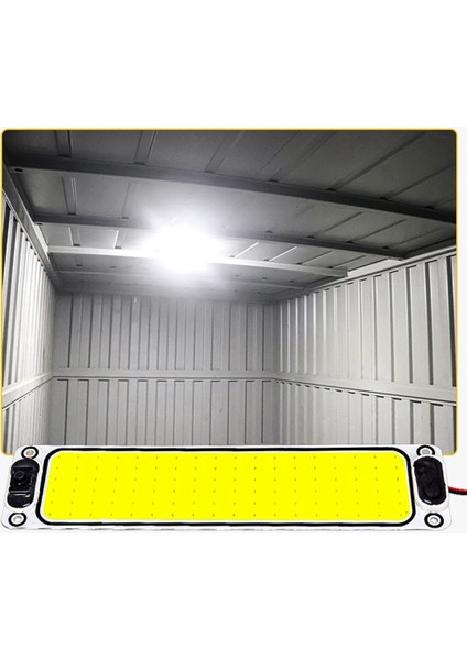 2 Adet 12-24V 108LED Araba Cob Iç Işık Çubuğu Araba LED Iç Aydınlatma Rv Tavan Kubbe Işıkları Kamp Araba Çadırı Römorkları Rv (Yurt Dışından)
