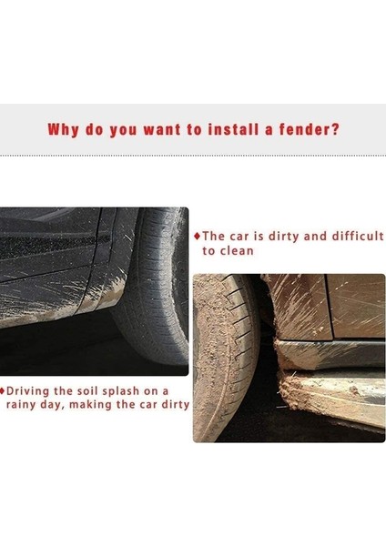 Araba Ön ve Arka Çamurluklar Sıçramaya Dayanıklı Çamurluklar Lastikler Hyundai I30CW Wagon 2007-2012 Için Sıçramaya Dayanıklı Çamurluklar (Yurt Dışından)