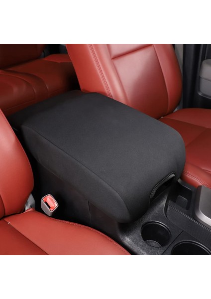 Toyota Tundra 2007 2008 2009 2010 2011 2012 2013 Araba Merkezi Koltuk Kol Dayama Kutusu Koruyucu Kapak Aksesuarları-Siyah (Yurt Dışından) indirimleri