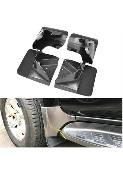 Ön Veya Arka Çamurluklar Sıçrama Muhafızları Çamurluklar Toyota Land Cruiser Prado FJ120 120 2003-2008 2009 (Yurt Dışından) fırsatları