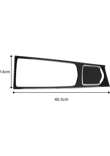 Karbon Fiber Siyah Iç Merkezi Kontrol Multimedya Paneli Trim Etiket Porsche Panamera 2010-2016 Lhd Için (Yurt Dışından) indirimleri