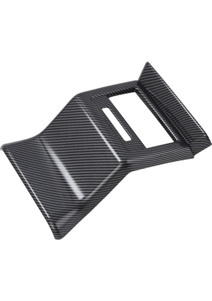 Id.4x Id.4 Id4 2021 2022 Karbon Fiber Araba Arka Hava Çıkış Havalandırma Kapağı Trim Anti-Kick Dekorasyon Çıkartması Aksesuarları (Yurt Dışından)
