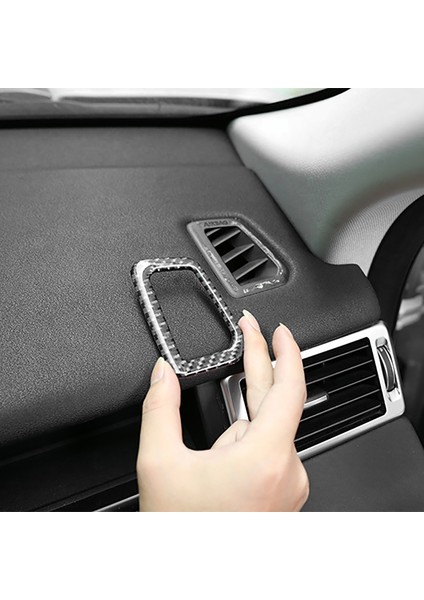 Yeni Yumuşak Karbon Fiber Dashboard Hava Firar Çıkışı Krom Çerçeve Trim Land Rover Discovery Sport 2015-2019 Için (Yurt Dışından) fiyatları