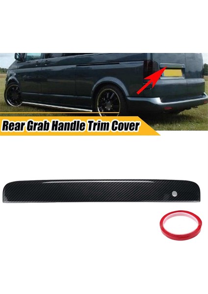 Karbon Fiber Araba Bagaj Kapağı Arka Kolu Ayar Kapağı Vw T5 T5.1 T6 T6.1 Transporter Caravelle 2010-2019 (Yurt Dışından)