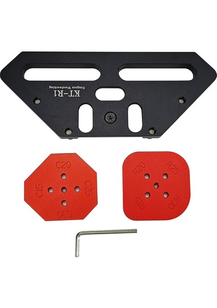 Kt-R1 Ağaç Işleme Ark Konumlandırma Şablonu Ağaç Işleme Yuvarlak Köşe R Köşe Konumlandırma Plakası (Yurt Dışından)