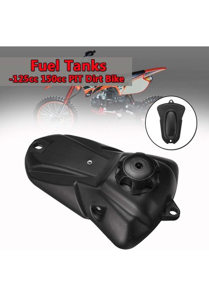Motosiklet Yakıt Tankı 125CC 150CC Pit Pro Trail Dirt Bike Siyah Gaz Benzinli Yakıt Tankları Kapaklı Yeni Minimotor Motokros (Yurt Dışından) modelleri