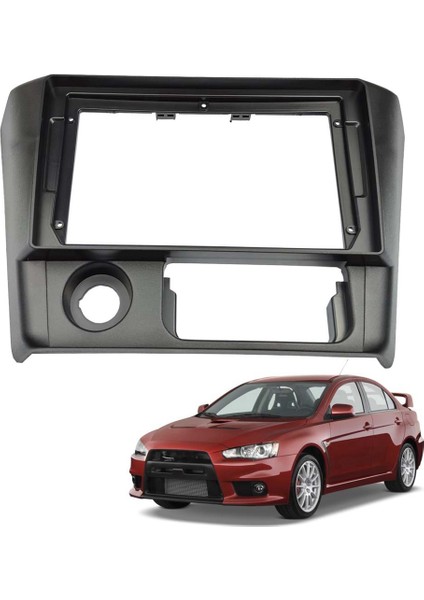 Araba Radyo Fasya Mitsubishi Lancer 2008 Için Lhd DVD Stereo Çerçeve Plaka Adaptörü Montaj Dash Kurulum Çerçeve Trim Kiti (Yurt Dışından) fiyatları