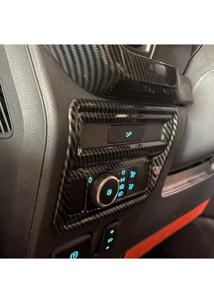 Ford F150 2022 2023 Için Araç Iç Karbon Fiber Far Ayar Anahtarı Dekorasyon Kapak Trim (Yurt Dışından) fırsatları