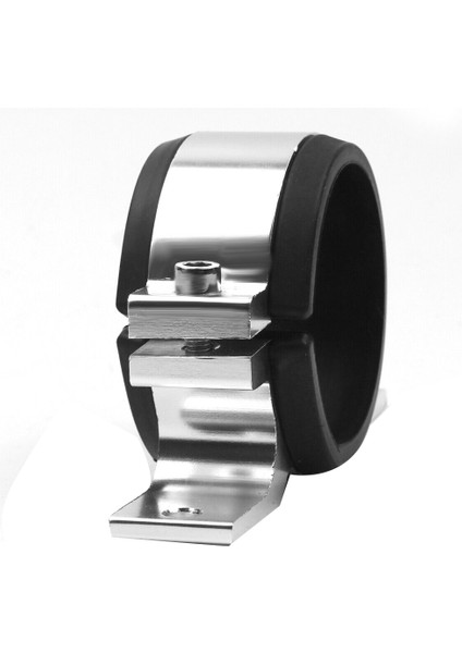 Gümüş 60MM Yakıt Pompası Tek Montaj Braketi Yakit Filtresi Harici Braket Kelepçe Beşiği 044 Bosch Için (Yurt Dışından)