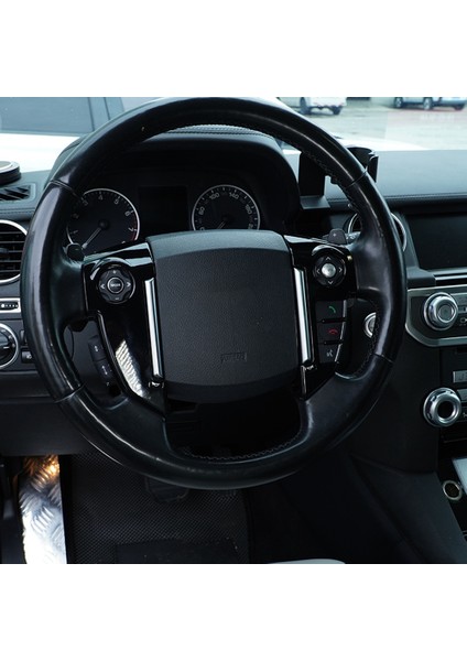 Araba Direksiyon Düğmesi Kapağı Trim Dekor Etiket Land Rover Freelander 2 2013-2015 Aksesuarları, Düşük Profil, Siyah (Yurt Dışından) fırsatları