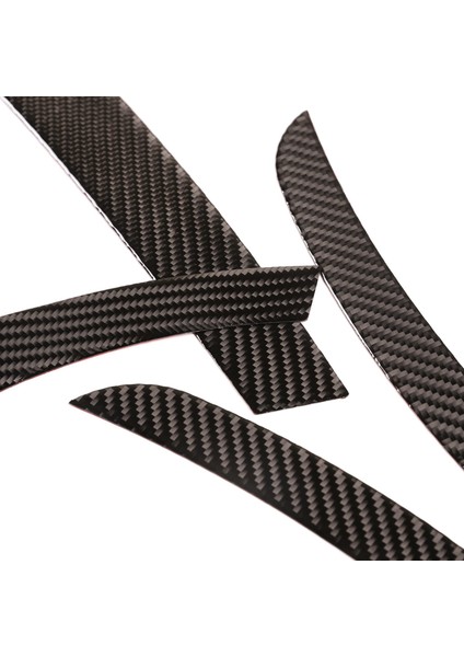 Toyota Hilux 2015-2021 Için Karbon Fiber Araba Ön Far Lambası Garnitür Şerit Kaş Kapağı Trim Araba Styling (Yurt Dışından)