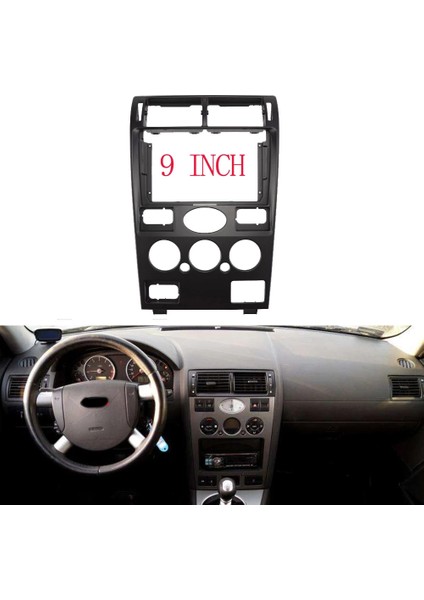 Inç Fasxia Araç Ses Çerçevesi Araba Radyo Fasya, Gps Navigasyon Fasya Paneli Ford Mondeo Sedan 2000-2003 (Yurt Dışından) fiyatları