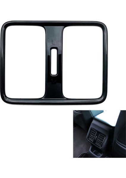 Honda Vezel Için Hr-V Hrv 2021 2022 Iç Araba Parlak Siyah Arka Koltuk Klima Havalandırma Kapağı Trim Dekorasyon (Yurt Dışından)