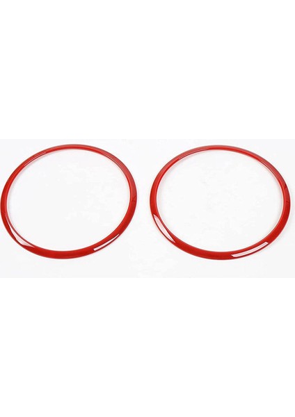 Araba Çatı Hoparlör Kapağı Trim Halkası Jeep Wrangler Jk 2007-2014 Için Iç Aksesuarlar (Kırmızı) (Yurt Dışından)