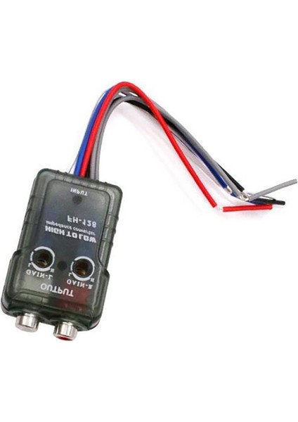 Yüksek Seviye Hoparlör Sinyali - Düşük Seviye Rca Adaptörü Araç Ses Yüksek - Düşük Subwoofer Ses Dönüştürücü (Yurt Dışından) modelleri