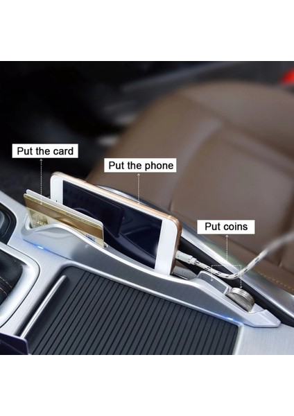 Geely Atlas Emgrand Nl-3 Proton X70 Araba Merkezi Konsol Kol Dayama Depolama Kutusu Telefon Konteyner Organizatör Şerit (Yurt Dışından) modelleri