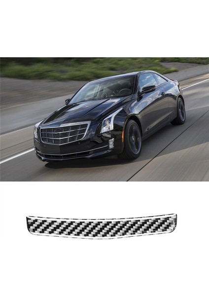 Cadillac Ats 2014-2020 Aksesuarları Karbon Fiber Arka Hava Firar Trim Krom Çerçeve Etiket Trim Dekorasyon (Yurt Dışından) indirimleri