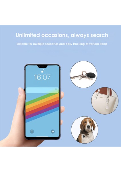 Find My Locator Mini Gps Takip Cihazı Apple Için Yaşlı Çocuklar ve Evcil Hayvanlar Için Kayıp Önleyici Cihaz Konumlandırma Gps Takip Cihazımı Bul-B (Yurt Dışından)