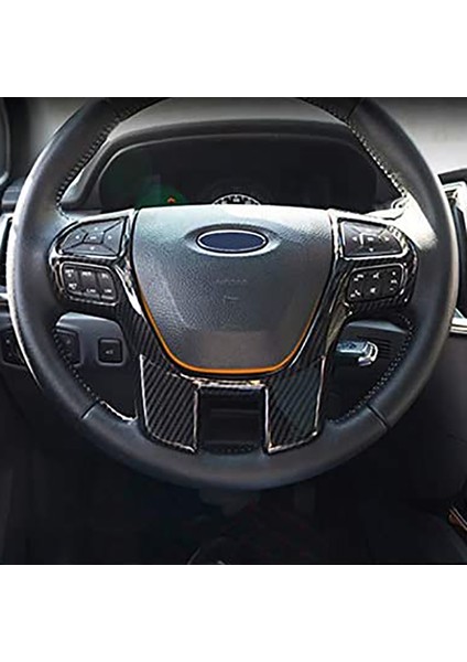 Ford Ranger Everest Endeavor 2015+ Karbon Fiber Direksiyon ve Vites Kapağı Trim Çerçeve Dekoratör Aksesuarları (Yurt Dışından) fiyatları