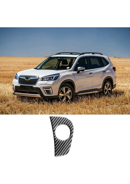 Karbon Fiber Motor Çalıştırma Anahtarı Çerçeve Kapak Trim Dekoratif Çıkartmalar Subaru Forester 2013-2018 Aksesuarları (Yurt Dışından) modelleri