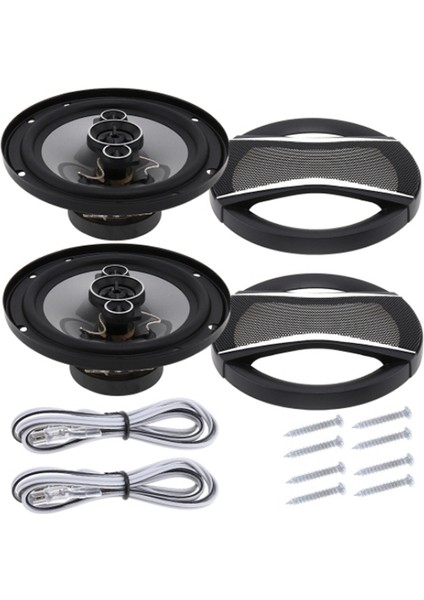 2 Adet 6 Inç 650 W 4 Yollu Evrensel Araba Koaksiyel Hifi Hoparlörler Otomatik Ses Müzik Stereo Hoparlör Tahribatsız Kurulum (Yurt Dışından)