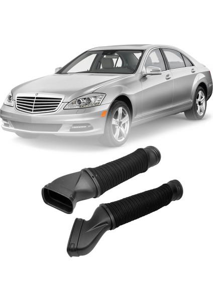 2720903382 2720903482 Mercedes-Benz W221 S400 Için Sol ve Sağ Hava Temizleyici Emme Giriş Kanalı Boru Hortumu (Yurt Dışından)