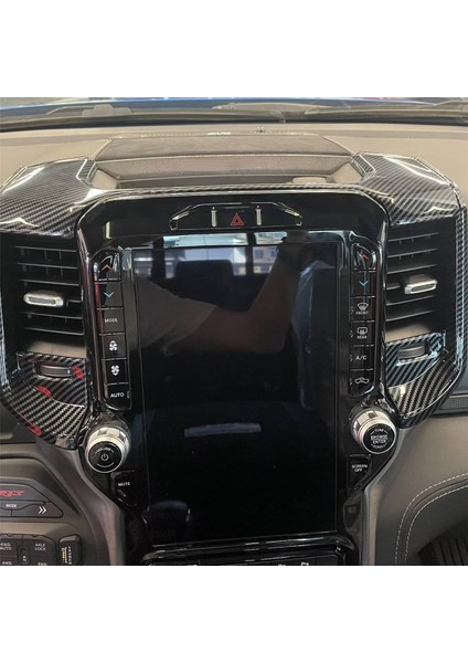 Araba Iç Merkezi Konsol Hava Çıkışı Dekoratif Çerçeve Dodge Ram 1500 Trx T-Rex 2023-PANO Hava Firar Çıkartmalar (Yurt Dışından) modelleri