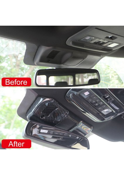 Ford F150 2021 2022 2023 Için Iç Dikiz Aynası Paneli Kapak Trim Aksesuarları - Abs Karbon Fiber (Yurt Dışından) fırsatları