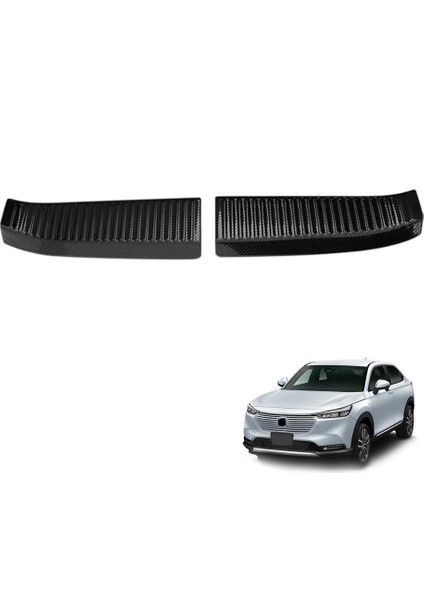 Araba Gövde Kapı Emniyeti Şeritleri Eşik Plaka Koruyucu Arka Tampon Koruma Ayar Kapağı Şerit Honda Vezel Hr-V Hrv 2021 2022 A (Yurt Dışından)