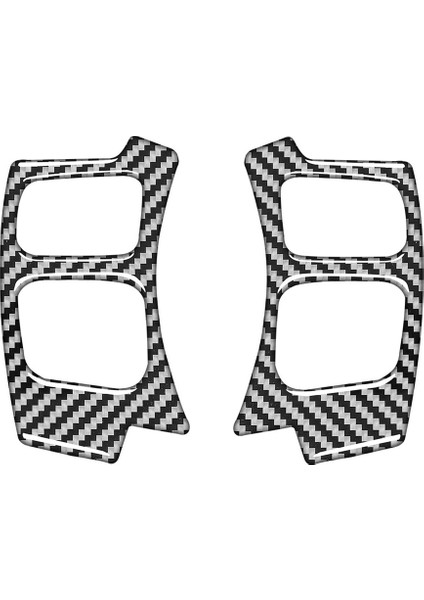 Araba Direksiyon Düğmesi Krom Çerçeve Etiket Çıkartması Iç Aksesuarları Karbon Fiber Lexus Nx 200 300H 2014-2019 (Yurt Dışından) fırsatları