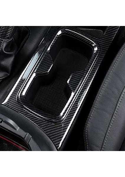 Nissan Navara Için NP300 2016-2019 Karbon Fiber Araba Ön Su Bardağı Tutucu Koruyucu Krom Çerçeve Trim Etiket Aksesuarları (Yurt Dışından) fırsatları