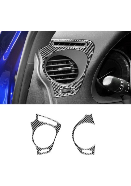 Lexus Is IS250 IS300 IS350C 2006-2012 Karbon Fiber Yan Hava Firar Çıkışı Kapak Trim Etiket Çıkartma Aksesuarları (Yurt Dışından)