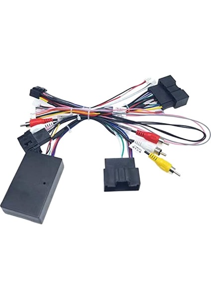 Araba 16PIN Ses Güç Kablosu Radyo Kablo Demeti Canbus Kutusu ile Ford Focus F150 Ranger 2012-2015 (Yurt Dışından)