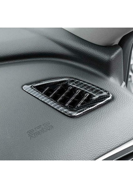 Honda Accord 2018-2022 Için Dashboard Hava Firar Ac Çıkış Kapağı Kalıplama Trim Çerçeve Karbon Fiber Abs Dekor Aksesuarları, 2 Adet (Yurt Dışından)