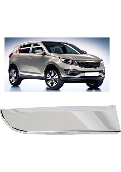 Kıa Sportage 2011-2016 Için Kapı Kemeri Krom C Sütunu Kapağı Garnısh Assy-Rr Dr 832803W010 Rh (Yurt Dışından)