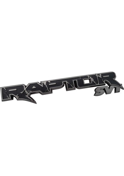 Araba Arka Bagaj Amblemleri Raptor Svt Amblemi 3D Logo Bagaj Kapağı Çıkartması Ford F150 2009-2014 Için Yedek Çıkartmalar (Siyah + Gri) (Yurt Dışından) modelleri
