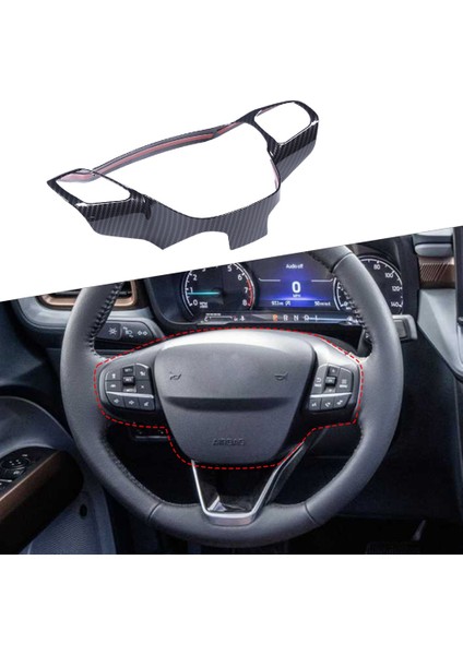 Ford Maverick 2022 Aksesuarları Için Araba Direksiyon Düğmesi Trim Çerçeve Koruması, Abs Karbon Fiber (Yurt Dışından) fiyatları