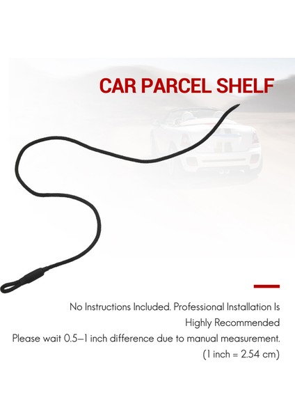 1 Adet Hatchback Koli Rafları Bagaj Kapağı Arka Raf Dize Tutma Kayışı Halat Küçük Top Golf 6 R20 Mk5 1k6 863 447 A (Yurt Dışından)