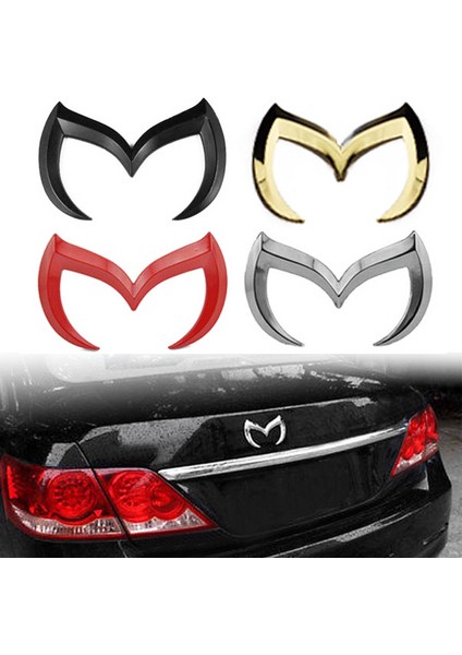 Gümüş Evil M Logo Amblem Rozet Çıkartması Mazda Tüm Model Araba Gövde Arka Bagaj Çıkartma Tabela Dekor Aksesuarları (Yurt Dışından) modelleri
