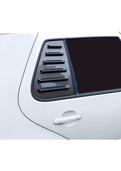 Araba Karbon Fiber Desen Arka Camlar Üçgen Panjur Kapağı Çıkartmalar Vw Golf 4 Için Mk4 1997-2006 Araba Styling Kapak (Yurt Dışından)