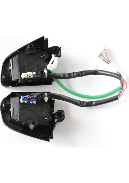 2 Adet Araba Ses Modu Çok Fonksiyonlu Direksiyon Anahtarı Kontrol Düğmeleri Mazda 3 5 Için Cx-5 Cx-7 (Yurt Dışından)