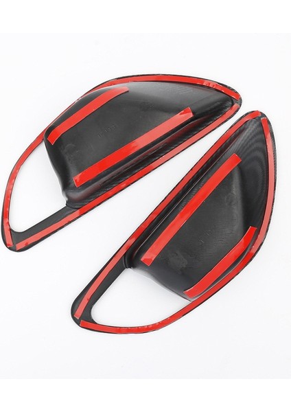 Karbon Fiber Araba Kapı Kolu Kase Kapağı Trim Mercedes Benz Ce Glc Sınıfı W205 X253 GLC260L E3000L C200L 2015-2021 (Yurt Dışından)