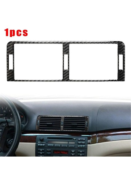 1 Adet Hava Firar Trim Otomatik Karbon Fiber Konsol Hava Firar Etiket Trim -Bmw 3 Serisi E46 98-05 (Yurt Dışından)